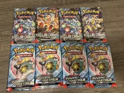Pokemon TCG: Scarlet and Violet Stellar Crown AND Journey Together Single Pack - Image 1