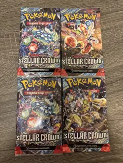 Pokemon TCG: Scarlet and Violet Stellar Crown AND Journey Together Single Pack - Image 5