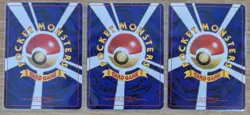 【EXC】Charmander + Squirtle + Bulbasaur Base Set Pokemon Cards Japanese Old Back - Image 2