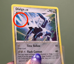 1 Swirl 🌀 Cosmo Holo Dialga 1/130 Pokemon Diamond & Pearl Holo Rare MP - Image 5