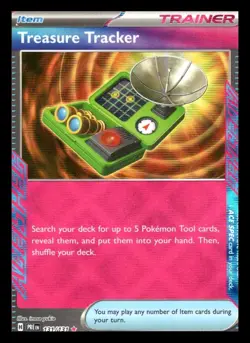 Treasure Tracker 131/131 Ace Spec Prismatic Evolutions Pokemon - Image 1