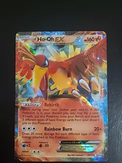 Ho-Oh Ex - 22/124 - Pokemon Dragons Exalted Black & White Ultra Rare NM - Image 1