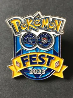 Pokemon GO Fest 2023 Official London Metal Pin Badge Enamel - Image 1
