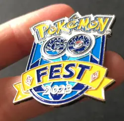 Pokemon GO Fest 2023 Official London Metal Pin Badge Enamel - Image 3
