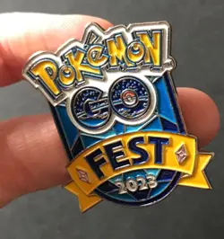Pokemon GO Fest 2023 Official London Metal Pin Badge Enamel - Image 4