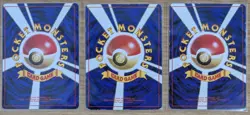 【EXC】Charmander + Squirtle + Bulbasaur Base Set Pokemon Cards Japanese Old Back - Image 2