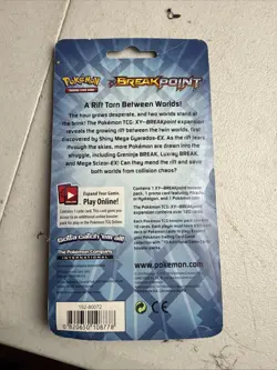 Pokemon XY Breakpoint Blister Pack With PIKACHU XY95 Promo - Factory Sealed - Image 2