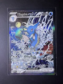 Kingdra ex 131 Sv: Scarlet & Violet Promo Cards Holo Full Art Pokemon Water Type - Image 1