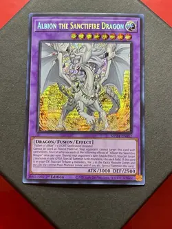 Albion The Sanctifire Dragon | MP24-EN082 | Prismatic Secret Rare | NM | YuGiOh! - Image 1