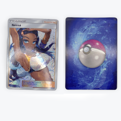 Nessa | Goddess Story | Sexy Waifu | Promo | Custom Trainer Pokemon Card | Orica - Image 1