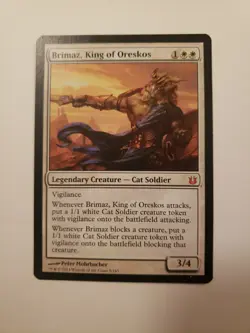 Brimaz, King of Oreskos Mythic Rare Magic: The Gathering Card - Image 1