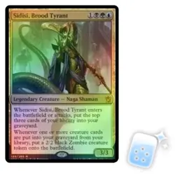 FOIL SIDISI, BROOD TYRANT Khans Of Tarkir KTK Magic MTG MINT CARD - Image 1
