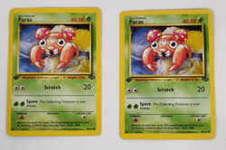 Lot of 2 Near Mint 1st Edition Paras 59/64 - Jungle Set - WOTC - Pokemon Card - Image 1
