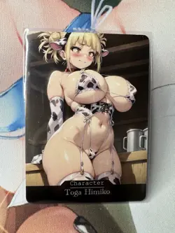 Toga Himiko My Hero Academia hentai Anime Doujin Waifu Custom Art Card - Image 1