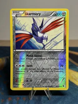 Skarmory 96/149 BW Boundaries Crossed Reverse Holo Pokemon Card - Image 1
