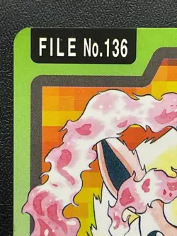 Flareon 136 Pokemon Card Carddass 1997 TCG BANDAI Nintendo Japanese From Japan - Image 3