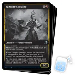 VAMPIRE SOCIALITE X4 Innistrad: Double Feature DBL Magic MTG MINT CARD - Image 1