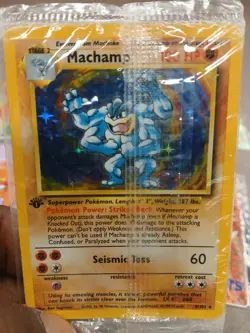 Pokemon Machamp Holographic 8/102 1st Edition Cards Unopened.mint Condition. - Image 1