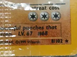 Pokemon Machamp Holographic 8/102 1st Edition Cards Unopened.mint Condition. - Image 4