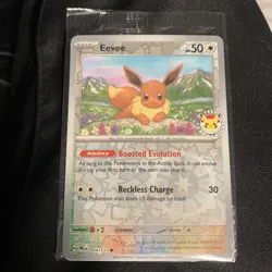 Eevee Pokemon Day 2025 Promo Card! New And Sealed - Image 1
