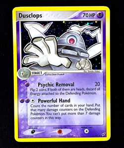2005 Pokemon DUSCLOPS Ex Deoxys HOLO RARE Cosmos Foil Set Card 7/107 NM+ MINT - Image 1