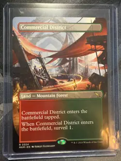 Commercial District (Borderless) Murders at Karlov Manor(MKM), (Non-Foil) - Image 1
