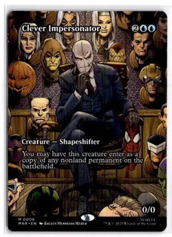 MTG Clever Impersonator (Borderless) M 8 NM - Image 1