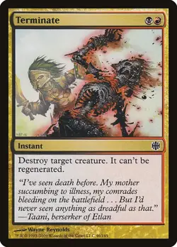 Terminate 1x MtG Alara Reborn PLAYED - Image 1