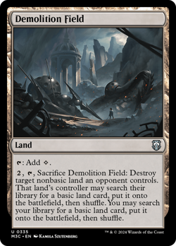 Demolition Field #335 | Near Mint | Modern Horizons 3 Commander Magic MTG - Image 1