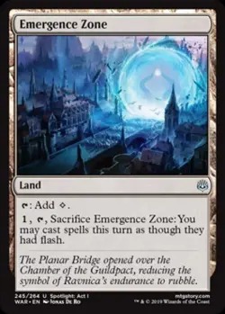 MTG English Emergence Zone NM Normal War of the Spark - Image 1