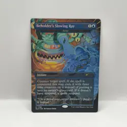 Beholder's Slowing Ray - Delay #1788 FOIL MTG Secret Lair Dungeons & Dragons - Image 1