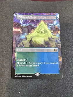 MTG - Willowrush Verge (Borderless) R Aetherdrift 375 LP-NM - Image 1