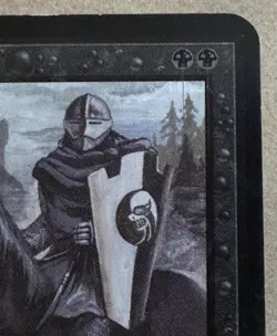 Black Knight Alpha Edition MtG Magic the Gathering Very Nice Condition - Image 4