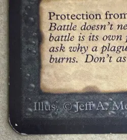 Black Knight Alpha Edition MtG Magic the Gathering Very Nice Condition - Image 5