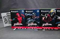 SDCC 2025 Magic The Gathering x Marvel Spider-Man Complete 5 Deck Set w/ Playmat - Image 2