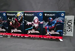 SDCC 2025 Magic The Gathering x Marvel Spider-Man Complete 5 Deck Set w/ Playmat - Image 3
