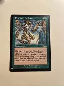 Defense of the Heart The List Reprints Regular - Image 1