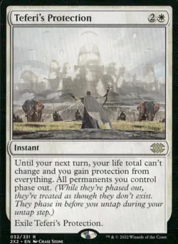 Teferi's Protection 32 Non-Foil NM MTG Double Masters 2022 MAGIC - Image 1