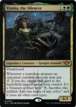 MTG Vraska, the Silencer Normal NM Outlaws of Thunder Junction OTJ Magic 237 - Image 1