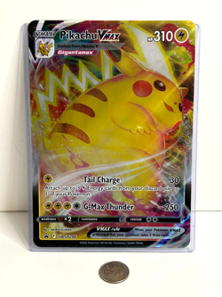 JUMBO Pikachu VMAX Oversized Card SWSH286 Crown Zenith Promo Pokemon - Image 2
