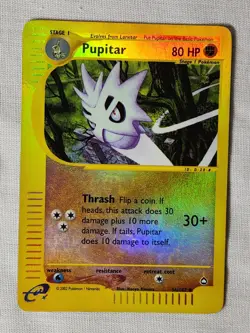 Played Pupitar - Reverse Holo 56 Aquapolis Pokemon TCG - Image 1