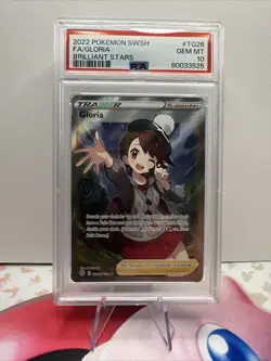 Pokemon TCG Gloria Brilliant Stars TG26/TG30 Holo Secret Rare PSA 10 - Image 1