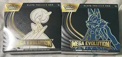 Pokemon TGC Mega Evolution Elite Trainer Box ETB *SET OF 2 NEW SEALED* - Image 1