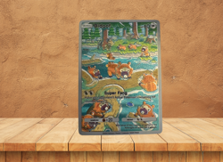 Bidoof Pocket | DIY | Collectors Custom Pokemon Illustration Rare Art Promo - Image 3