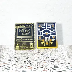 Black & Gold Metal Ancient Charizard | Gold | Promo | DIY | Custom | Variant - Image 1
