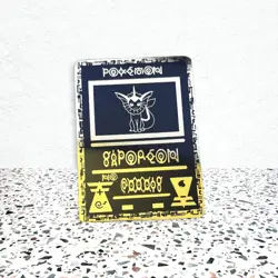 Black & Gold Metal Ancient Vaporeon | Gold | Promo | DIY | Custom | Variant - Image 3