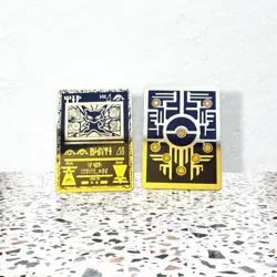 Black & Gold Metal Ancient Mew | Gold | Promo | DIY | Custom | - Image 1