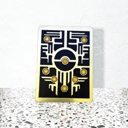 Black & Gold Metal Ancient Mew | Gold | Promo | DIY | Custom | - Image 3