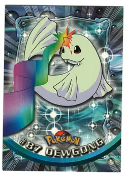 1999 TOPPS POKEMON - # 87 DEWGONG - EXMT-NRMT - BLUE LOGO - TV ANIMATION- LOOK - Image 1