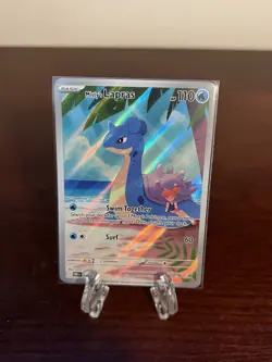 Pokemon TCG Misty's Lapras Destined Rivals 194/182 Illustration Rare - Image 4